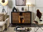 Sideboard MARANA Schwarz - Braun - Holzwerkstoff - 120 x 75 x 42 cm