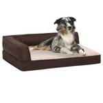 Matelas de lit pour chien 3006180 Marron - Crème - 60 x 42 cm