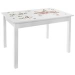 Kindertisch mit Einhornmotiv, MDF Weiß - Holzwerkstoff - 55 x 48 x 77 cm