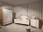 Polo & Sara Kinderzimmer Weiß - Holzwerkstoff - 1 x 1 x 1 cm