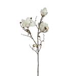 Kunstblume Magnolien Weiß