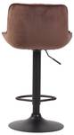 Tabouret de bar Lentini Marron - Noir