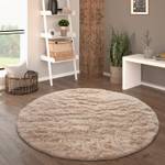 Hochflor-Teppich Silky 591 Beige - 200 x 200 cm