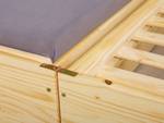 Einzelbett in drei Betten umwandelbar Braun - Holz teilmassiv - 209 x 65 x 97 cm