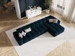 Ecksofa KENDAL 5 Sitzplätze Blau