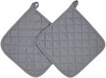 Ofenhandschuhe 00000152 2er-Set Grau - 25 x 25 cm