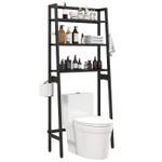 Toilettenregal NM9185 Schwarz