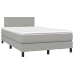 Boxspringbett 3017265-2 Hellgrau - Breite: 120 cm