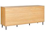 Sideboard NIKEA Schwarz - Braun - Holzwerkstoff - 165 x 75 x 40 cm