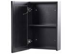 Bad-Spiegelschrank CONDOR Schwarz - Silber - Holzwerkstoff - 40 x 60 x 12 cm