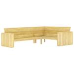 Salon de jardin Marron - Bois massif - Bois/Imitation - 75 x 31 x 75 cm