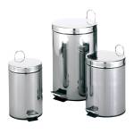 Badeimer, Treteimer - 3 l, Metall Silber