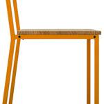 Lot de 2 chaises Oxford 40x40x86cm AM-NA Jaune - Bois massif - Bois/Imitation - 40 x 86 x 40 cm