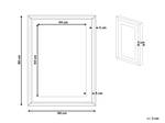 Wandbild mit Rahmen AREZA 60 x 80 cm