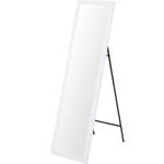 Rechteckiger Standspiegel 126 cm, weiß Weiß - Metall - 5 x 126 x 36 cm