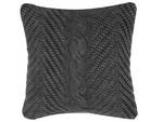 Coussin décoratif KONNI Bleu foncé - Gris