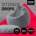 Sitzsack Drops Grau