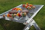 Tragbare Edelstahl BBQ Notebook -