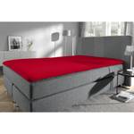 Topper-Spannbettlaken 200986 Rot - 140-160 x 200 cm