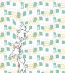 Fototapete Aristocats 610064 Naturfaser - Textil - 250 x 280 x 280 cm