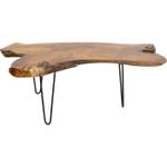 Couchtisch Aspen Braun - Massivholz - Holzart/Dekor - 100 x 40 x 60 cm