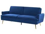 Schlafsofa VETTRE Blau - Gold - Marineblau