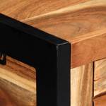 Sideboard 247449 Schwarz - Braun - Massivholz - Holzart/Dekor - 120 x 75 x 35 cm