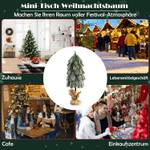 49cm Künstlicher Weihnachtsbaum Grün - Kunststoff - 15 x 49 x 15 cm