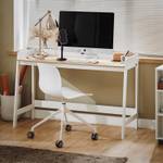 Bureau FWT41-WN Blanc - Bois manufacturé - 125 x 80 x 51 cm