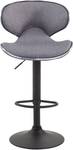 Tabouret de bar Las Vegas V2 Lot de 2 Gris lumineux - Noir