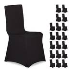 Lot de 20 housses de chaise Noir