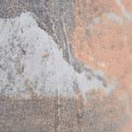 Duschvorhang Steine auf Wasser 180x180cm Blau - Braun - Weiß - Kunststoff - Textil - 180 x 180 x 1 cm