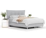 Boxspringbett Minori Hellgrau - Breite: 200 cm