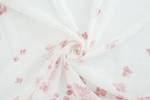 FloralWohnzimmer Gardine wei脽-pink