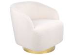 Fauteuil LAVIK Crème - Doré - Blanc