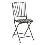 Bistrostuhl Cambria Schwarz - Rattan - 52 x 89 x 40 cm