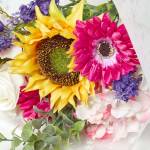 Gerbera-Sonnenblumen-Strau脽 K眉nstlicher