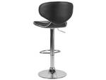 Tabouret de bar CONWAY Noir - Argenté