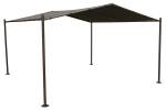 Gartenlaube CERTELI Grau - Metall - 400 x 257 x 400 cm