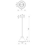 Hängeleuchte RIAN Tiefe: 17 cm