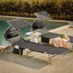 Transat de jardin OGS48-SCHx2 Noir