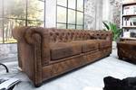 3er Sofa antik 205cm braun