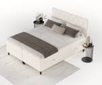 Boxspringbett Gwen Creme - 180 x 110 x 208 cm - H3