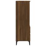 Highboard DE9855 Eiche Schwarzbraun Dekor