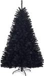 180cm Künstlicher Weihnachtsbaum Schwarz - Kunststoff - 113 x 180 x 113 cm