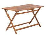 Table pliable CENTO Marron - Bois massif - 140 x 74 x 75 cm