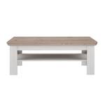 Table basse 120x60cm 2 plateaux - ANGELE Beige - Bois manufacturé - 121 x 45 x 60 cm