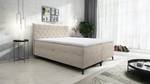 Boxspringbett JULLIE Creme - Breite: 146 cm