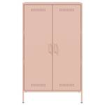 Highboard DE3469 Pink - Metall - 39 x 113 x 68 cm