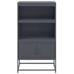 Highboard DE3046 Grau - Metall - 39 x 124 x 69 cm